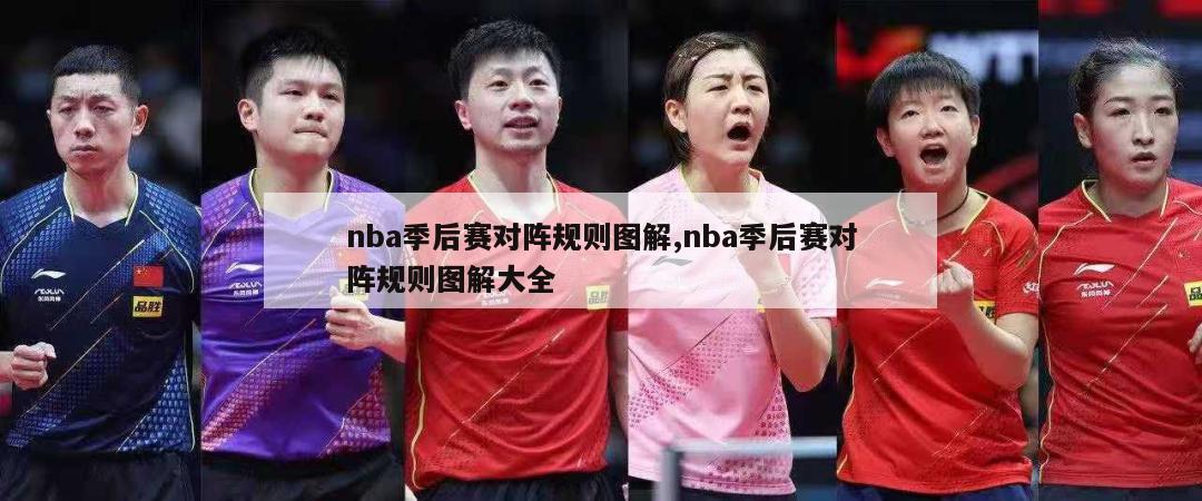 nba季后赛对阵规则图解,nba季后赛对阵规则图解大全